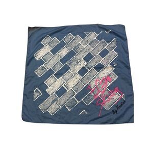 Vintage Collectible Big Mountain “I ♥️ Skiing” Bandana Pocket Square Wall Decor